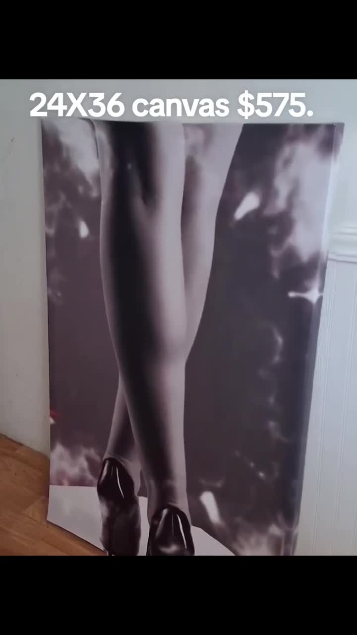 Flirtatious 24 X 36 Canvas Print